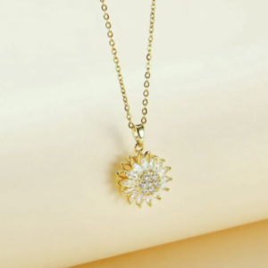 Collar Girasol Giratorio - Imagen 1