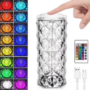 LAMPARA CRISTAL TOUCH - Imagen 1