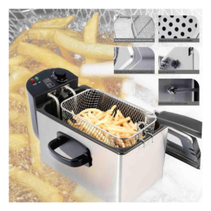 Freidora Profunda Acero Inoxidable 3 L - Imagen 1